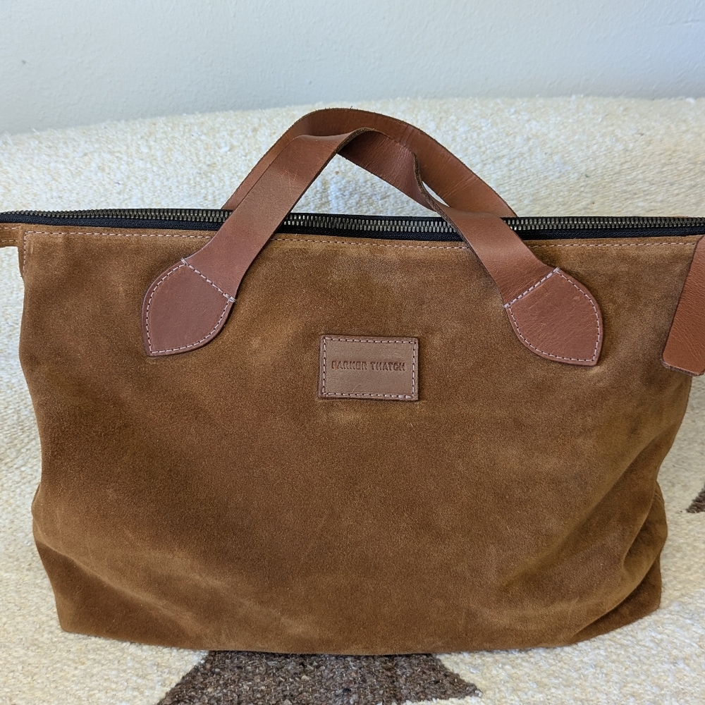 Parker Thatch Suede Charlie Bag